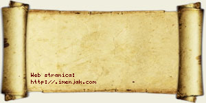 Anđela Urošević vizit kartica